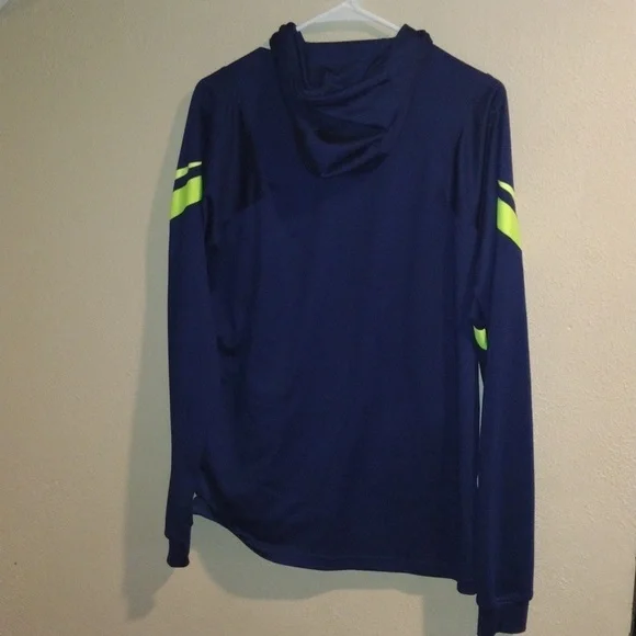 Nike Dri-Fit Strike Full Zip Hooded Jacket Blee Green Soccer M - Picture 8 of 8